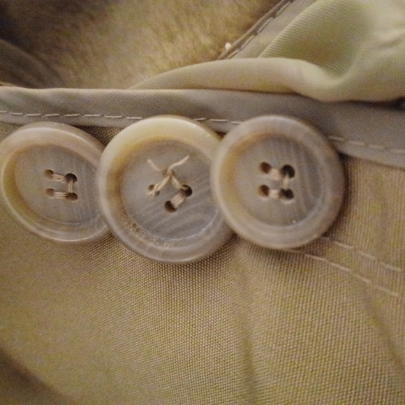 Hill & Archer 42R vintage preppy khaki tan mens lined wintet rain trench coat - Picture 11 of 12